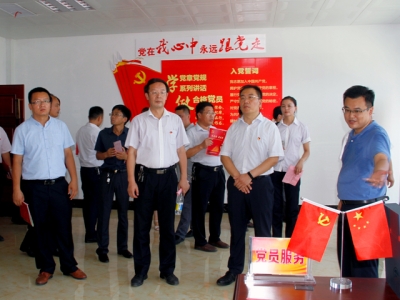 梁山縣委常委、組織部部長(zhǎng)王建一行蒞臨天意機(jī)械調(diào)研